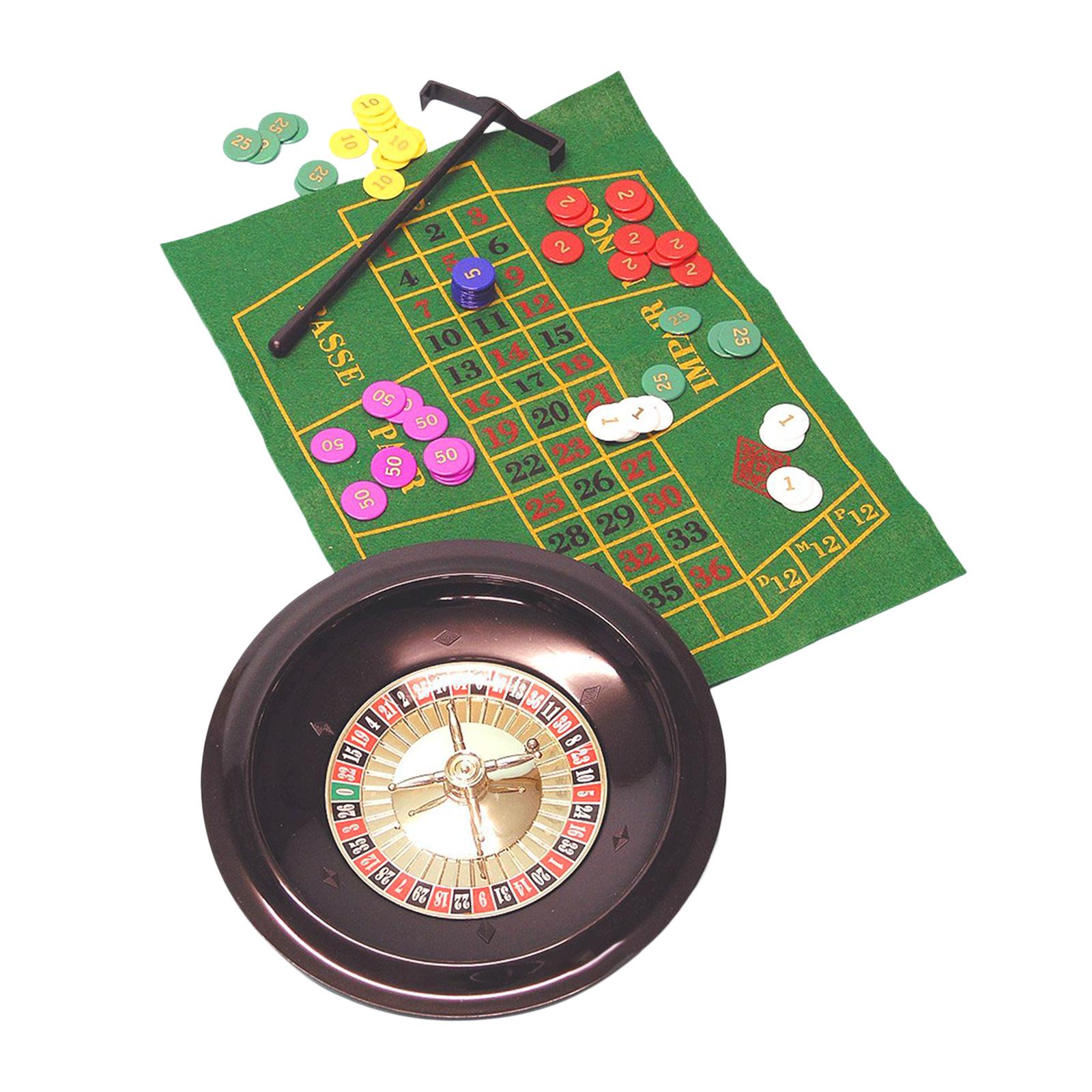 Board Game With Chips - 10-дюймовое колесо для рулетки со 100