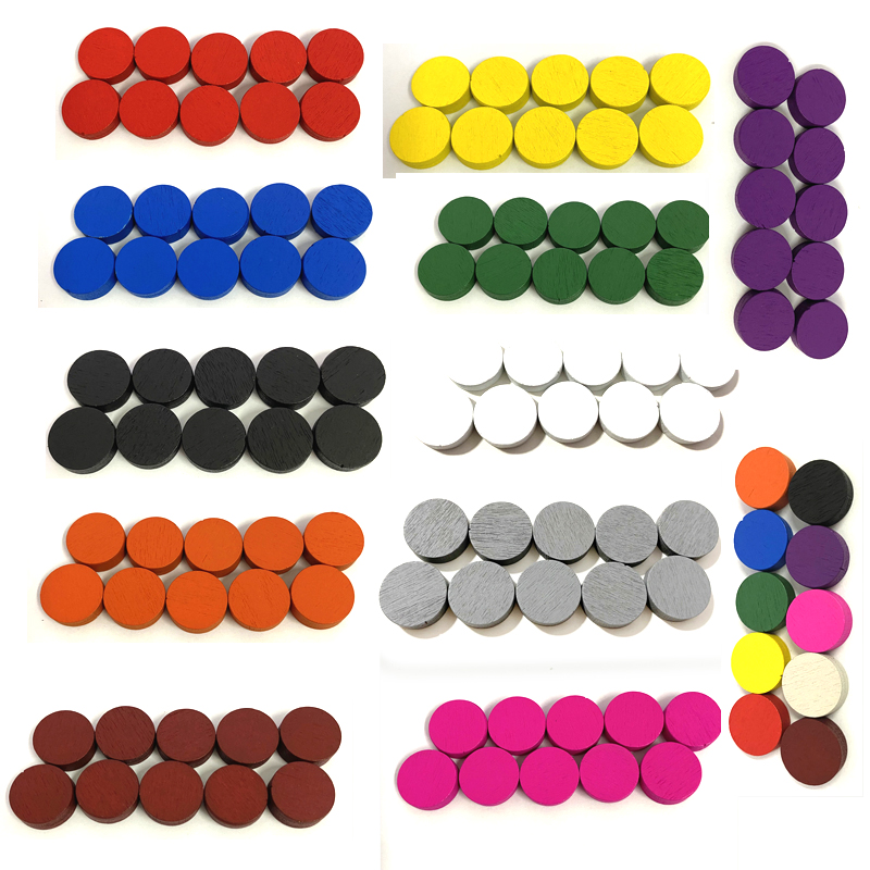 Board Game Illustration - 50 шт., 15*5 мм, 11 цветов,