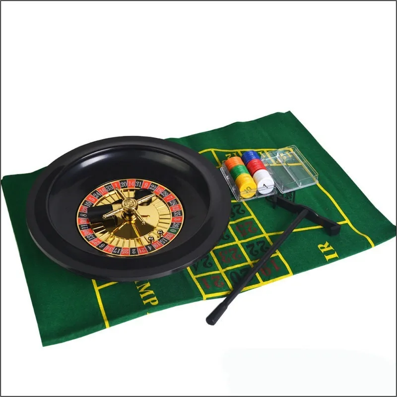 Board Game With Chips - Набор пластиковых проигрывателей с колесом, русские