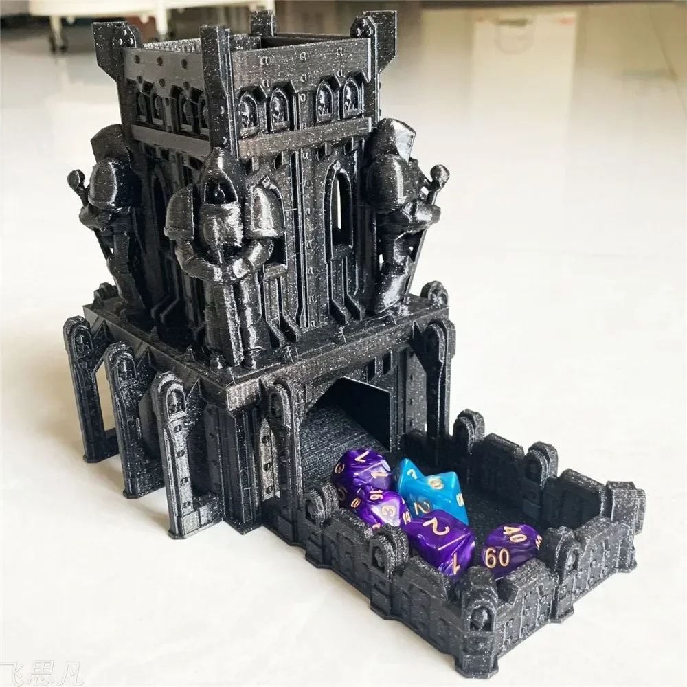 Board Game Print - Настольный игровой поднос Castle Dice Tower