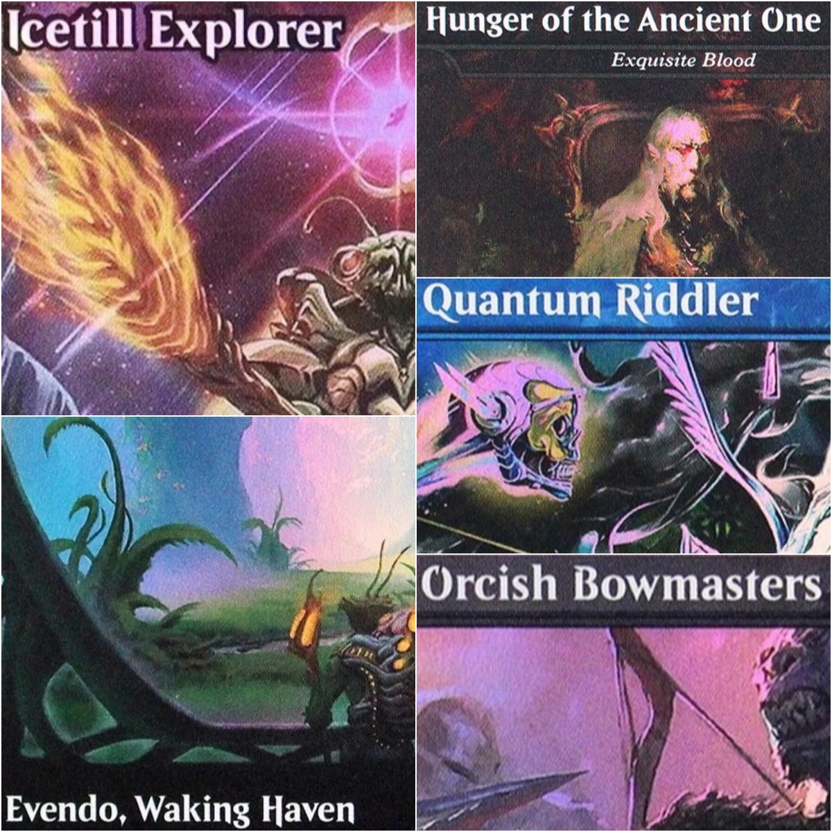 Board Game Research - Фольгированные TCG-карты M-прокси «Icetill Explorer/The Banyan