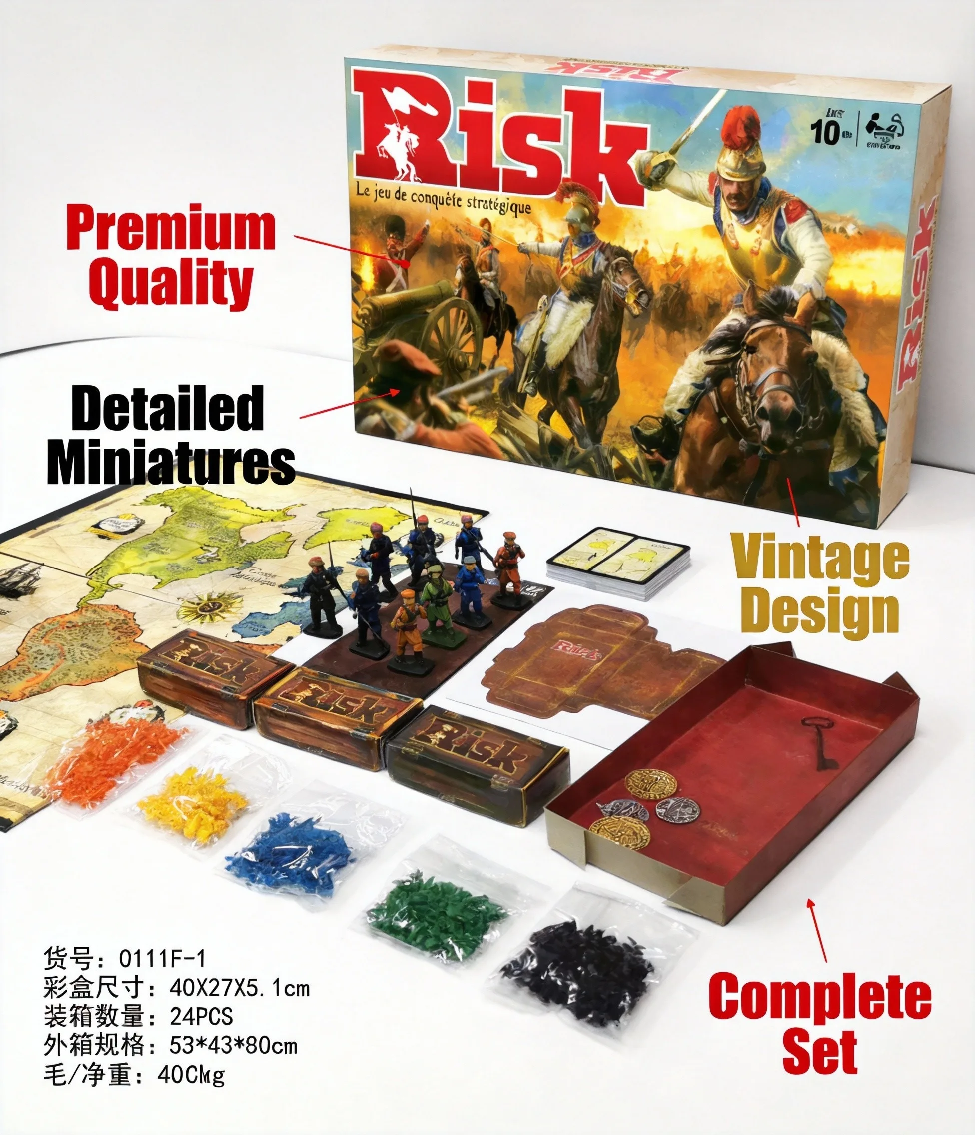 Board Game Risk - Настольная игра French Risk Strategy: Классическая