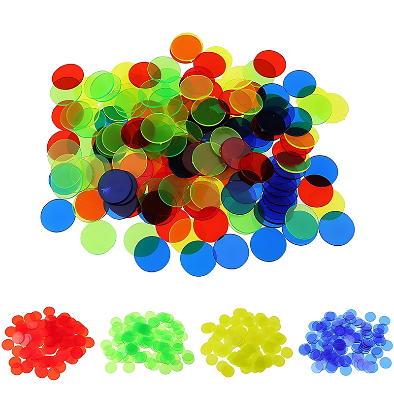 Board Game With Chips - 100/200 шт. 19 мм круглые чипы,