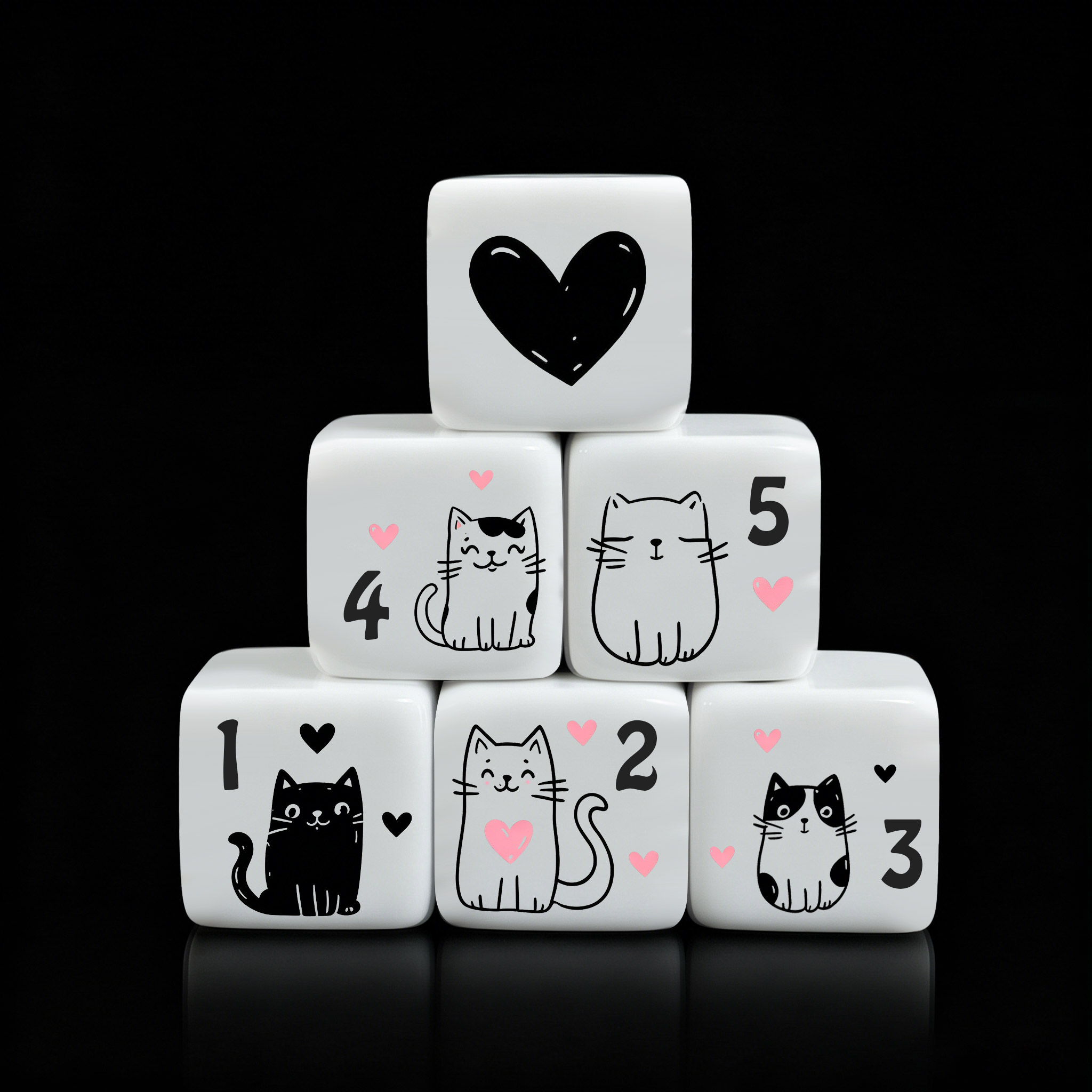 Board Game Illustration - Набор из 12 штук: 16-миллиметровые акриловые