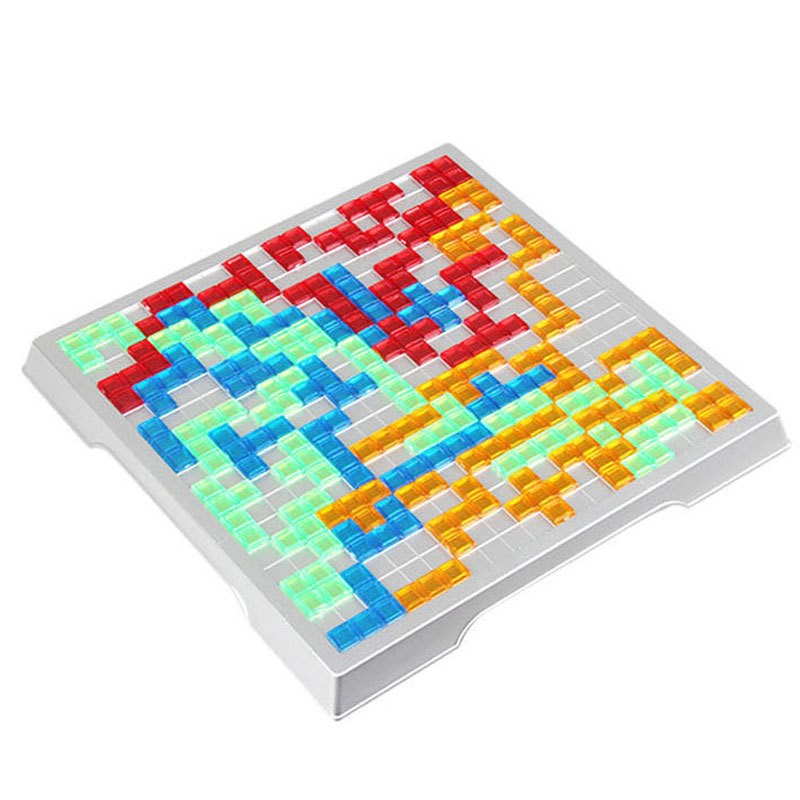 Board Game English For Kids - Интеллектуальная настольная игра-головоломка Блокус, английская версия,