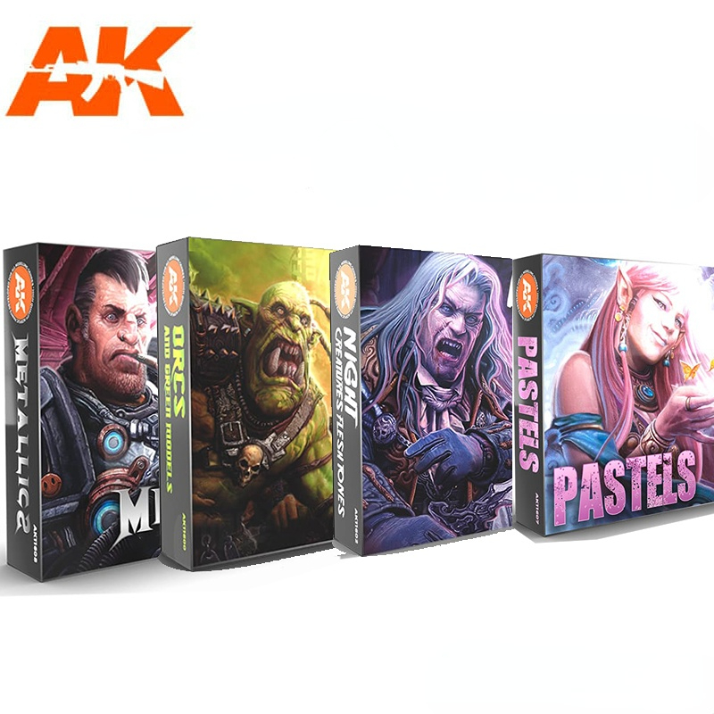 Miniature Painting Set - Интерактивный набор акриловых красок AK 3-го