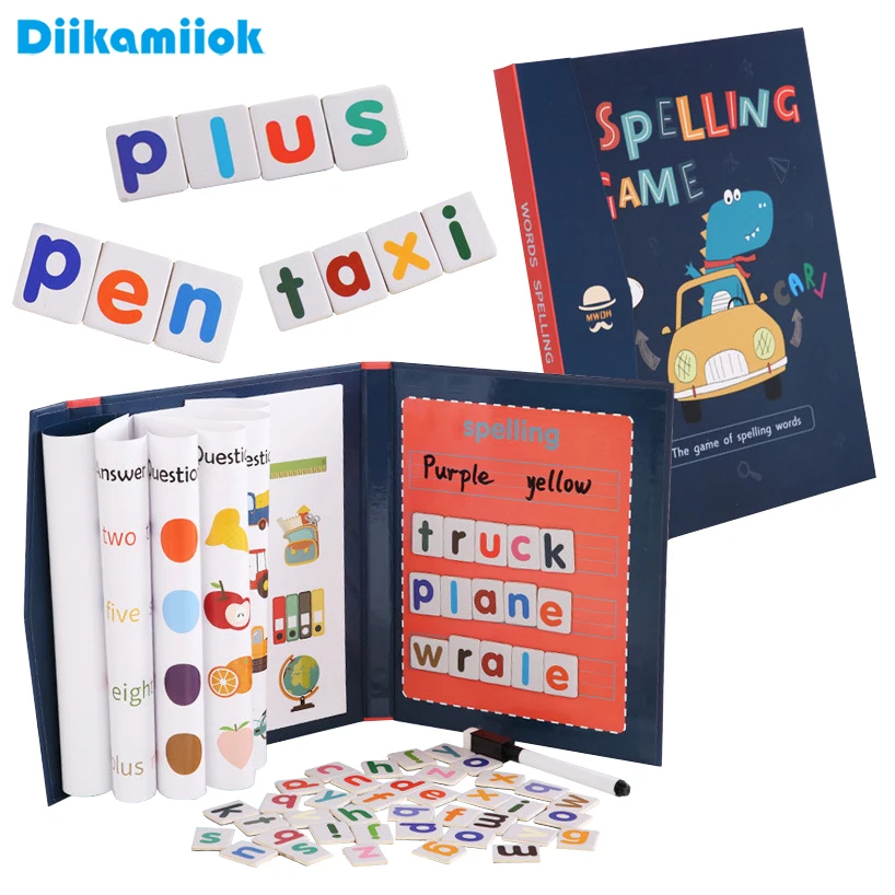 1 шт. Магнитные пазлы с алфави – обзор и цена Board Game English For Kids