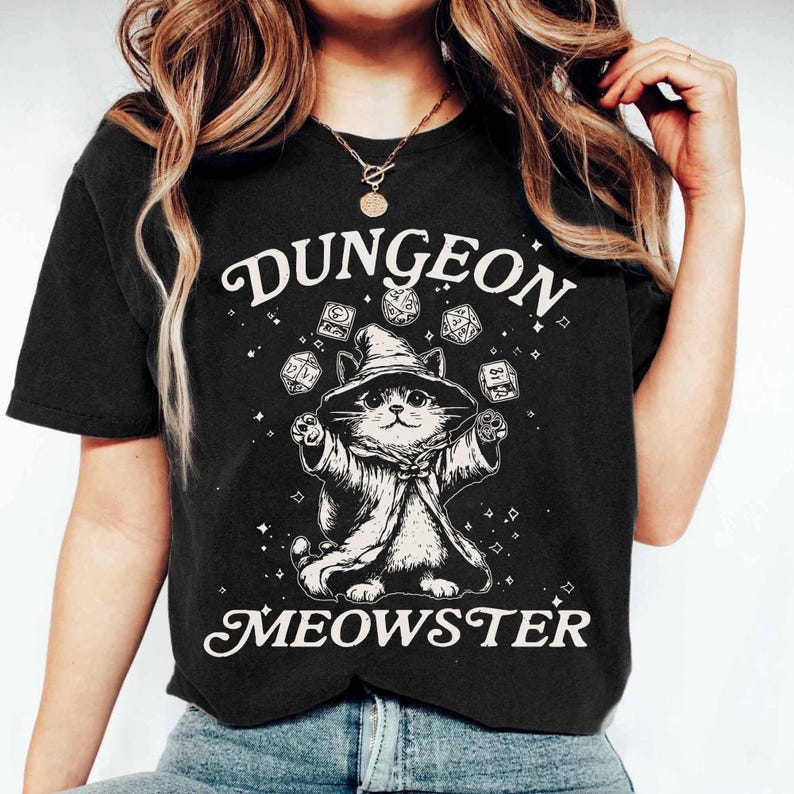 Футболка Dungeon Meowster, заб – обзор и цена Board Game China