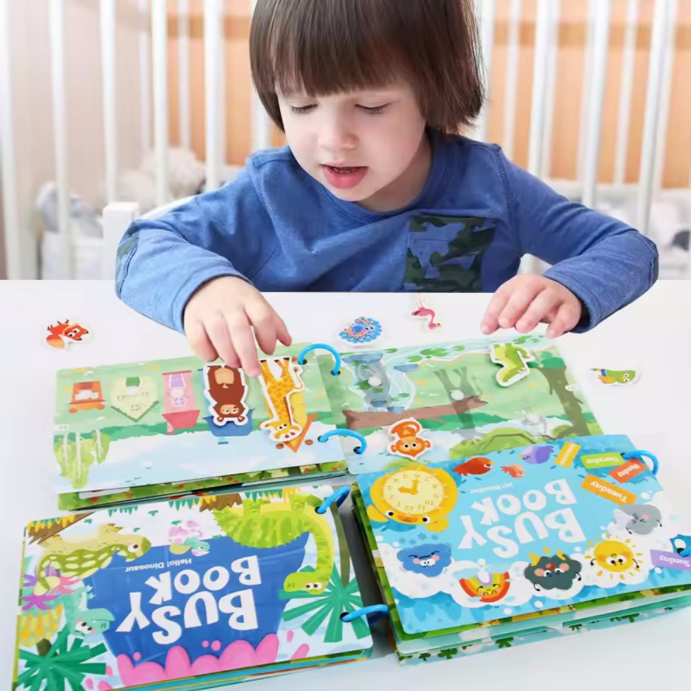 Бизи-книжка-наклейка, тихая кн – обзор и цена Board Game English For Kids