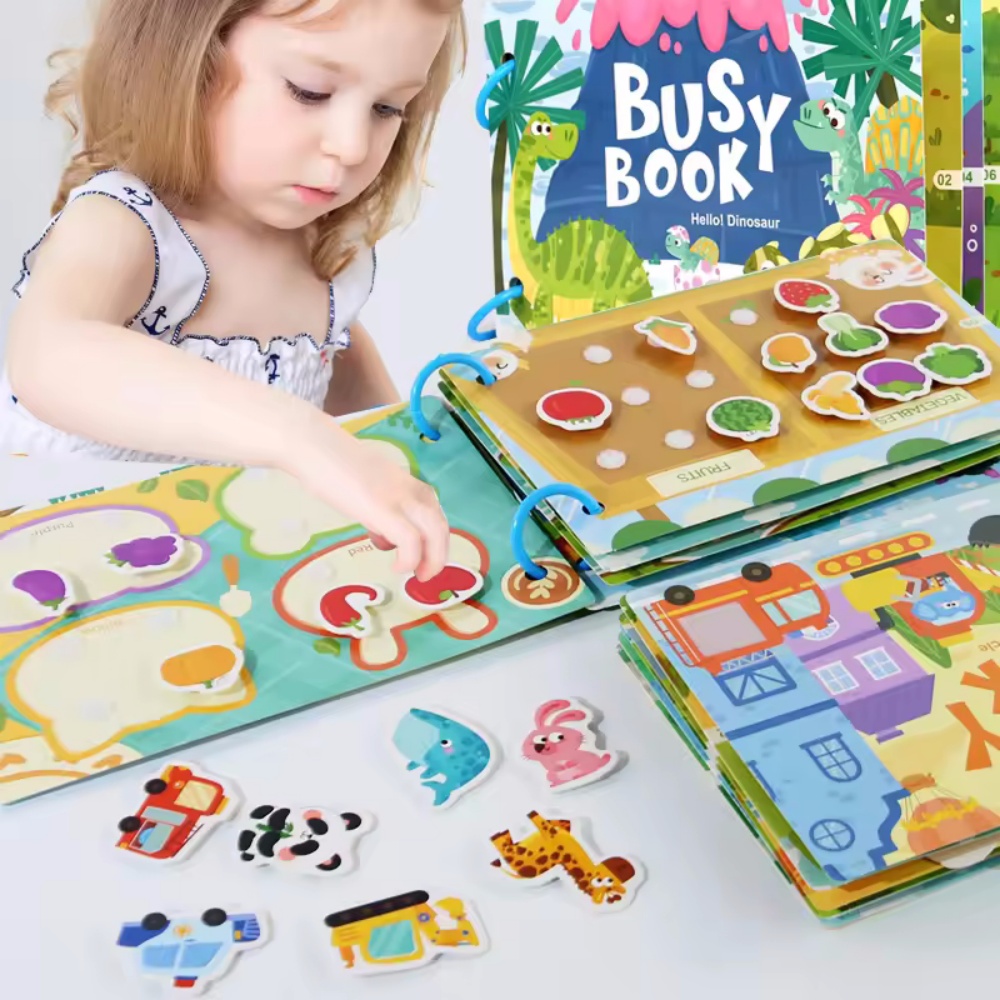 Бизи-книжка-наклейка, тихая кн – обзор и цена Board Game English For Kids