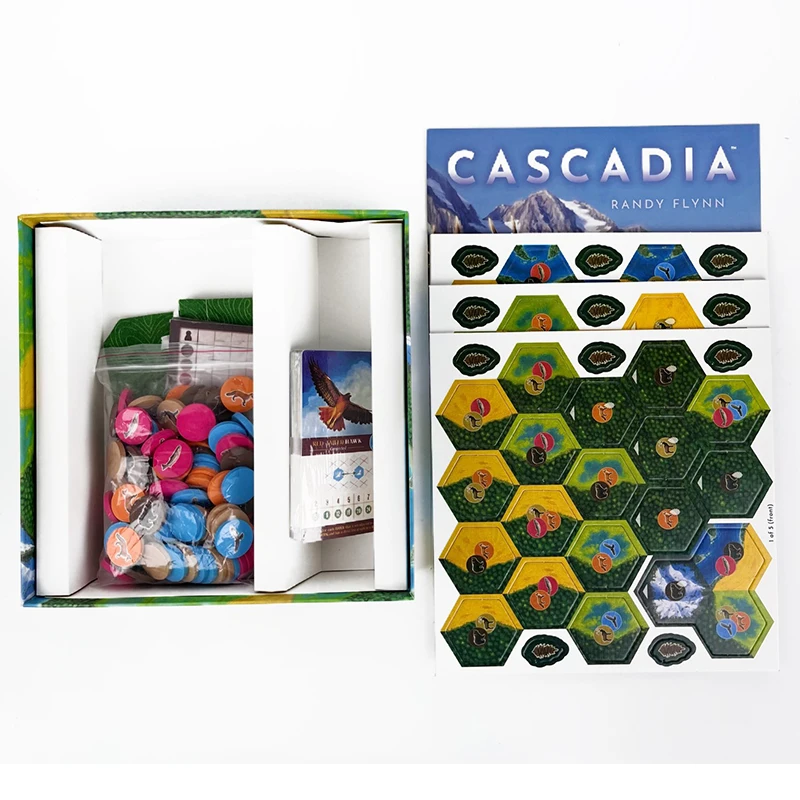 Настольная игра Cascadia LANDM – обзор и цена Board Game English For Kids