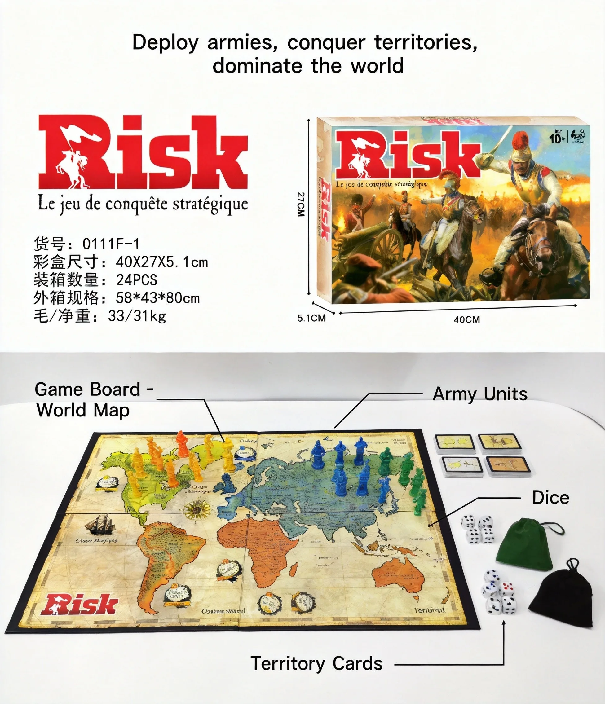 Настольная игра French Risk St – обзор и цена Board Game Risk