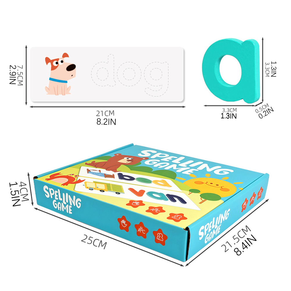 Красочные деревянные пазлы с а – обзор и цена Board Game English For Kids