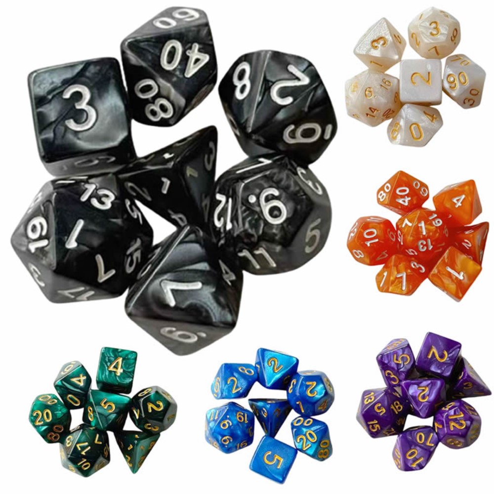 Набор из 7 кубиков для настоль – обзор и цена Board Game China