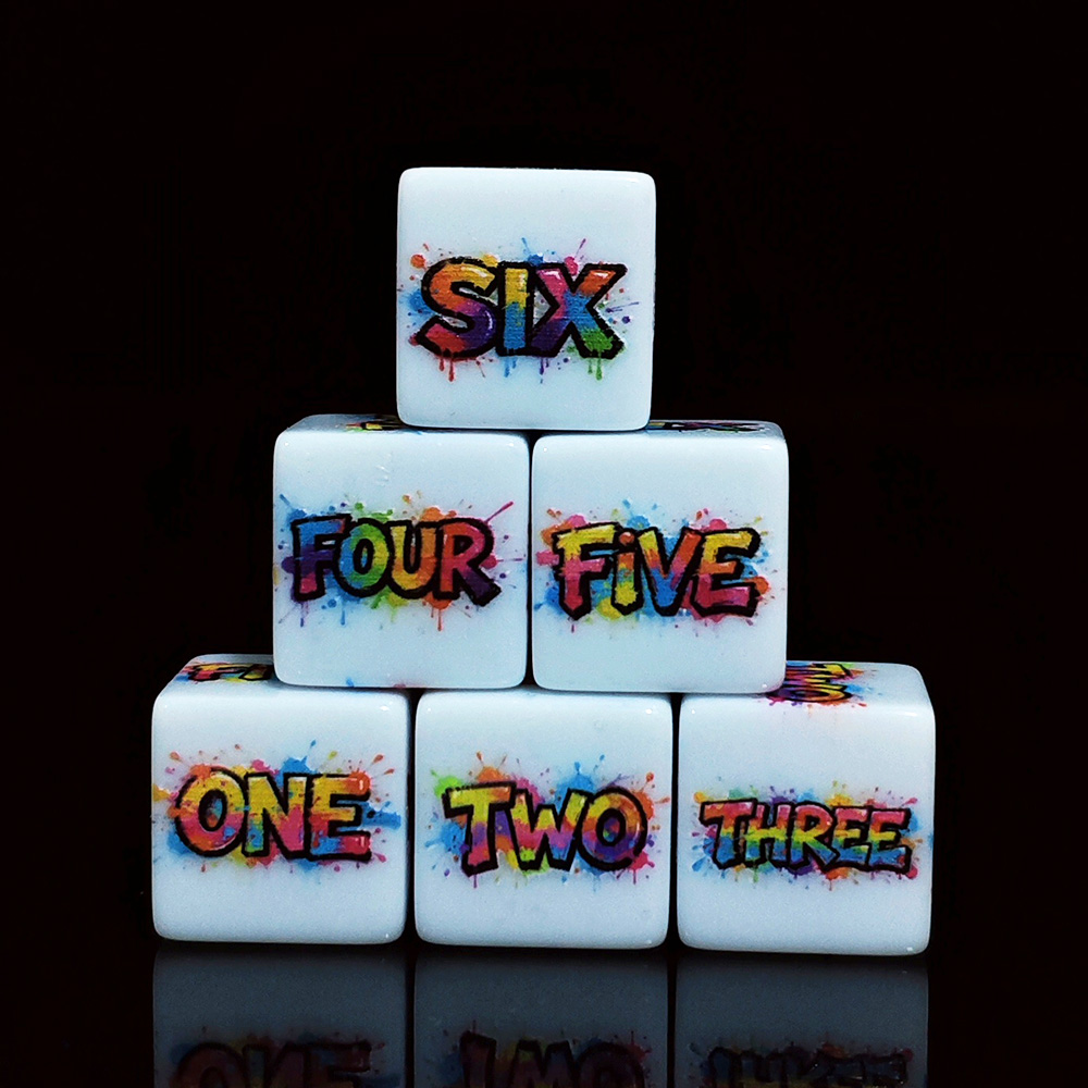 12 шт., 16 мм, белые акриловые – обзор и цена Board Game English For Kids