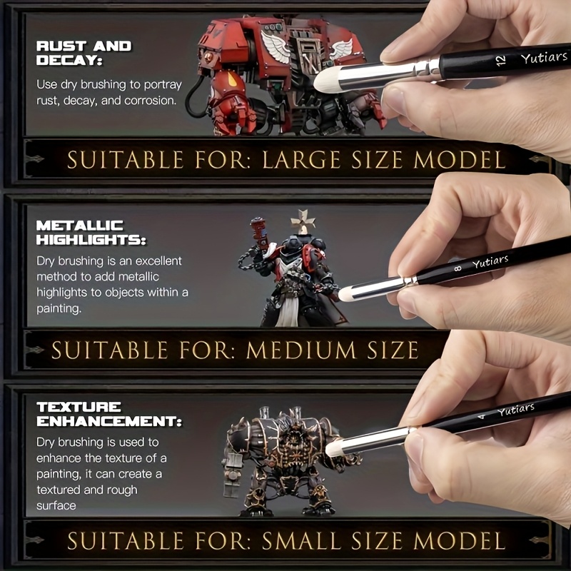 Набор миниатюрных кистей для р – обзор и цена Miniature Painting Set