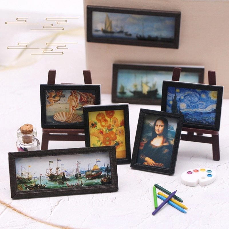 8 шт./компл. 1:12 миниатюрный  – обзор и цена Miniature Painting Set